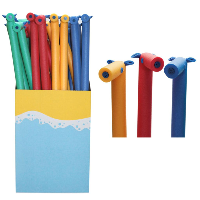 Wholesale 25pcs Display Box - Comfy® Pony Whistle Swimming Pool Noodle